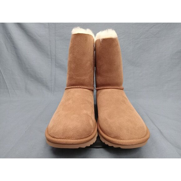 UGG Australia Girls K Bailey Bow II Chestnut Slip- On Boots Size 6 NEW IN BOX! - Picture 3 of 13
